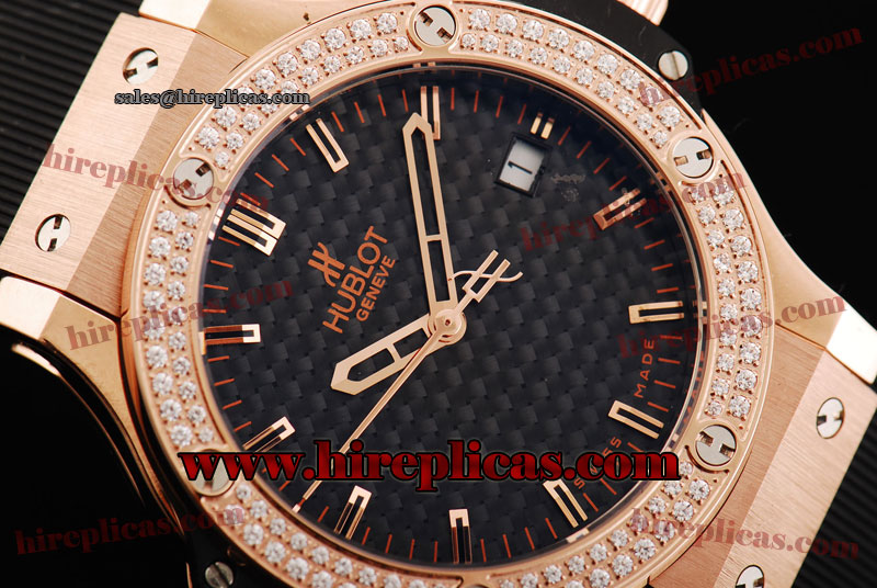 Buy Cheap Hublot Classic Fusion 565.PX.1180.LR.1104 Swiss Quartz Rose Gold Black Dial