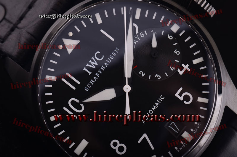 Cheap Classic IWC Big Pilots IW5002-03 ST25 Automatic PVD Black Dial