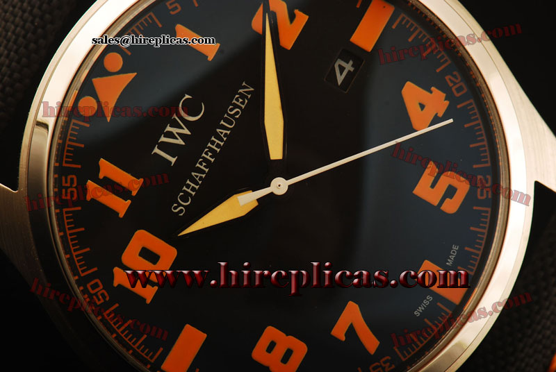 Buy Cheap Luxury IWC Big Pilots IW5002-03 Swiss Quartz Steel Black Dial