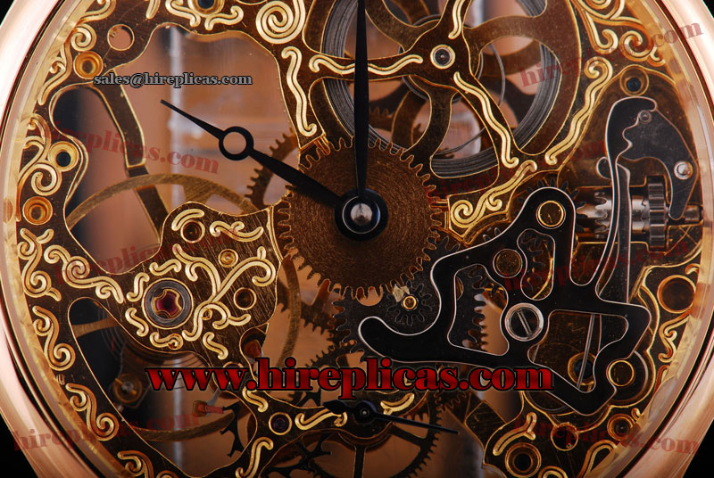 Modern IWC Portuguese F.A. Jones Limited Edition IW5442-06 Asia Manual Winding Rose Gold Skeleton Dial