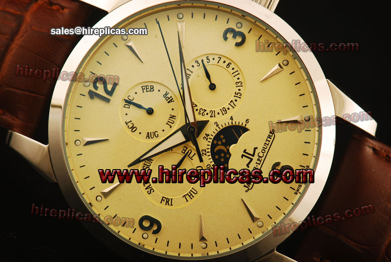 Duplicate Jaeger Lecoultre Duometre 6040320 Asia Automatic Steel Beige Dial For Sale Online