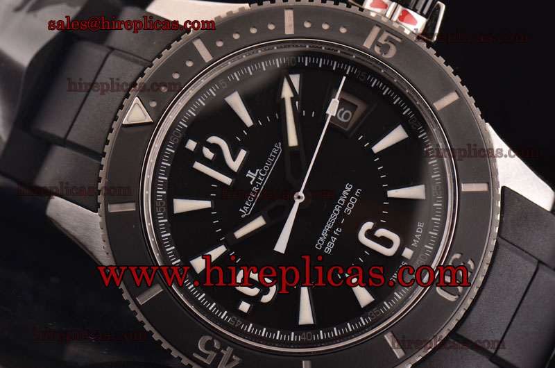 Fashion Wholesale Jaeger Lecoultre Master Compressor Diving Q183T770 1:1 Original Swiss ETA 2836 Automatic Steel Black Dial