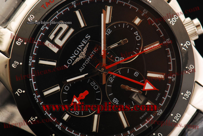 Inexpensive Classic Longines Admiral L3.661.5.12.8 Automatic Steel Black Dial