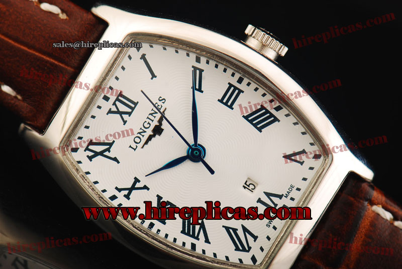 Fashion Longines Evidenza L2.729.5.64.4 Miyota Quartz Steel White Dial