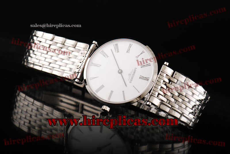Ladies Cheap Luxury Longines La Grande Classique L4.708.4.11.6 Swiss Quartz Steel White Dial