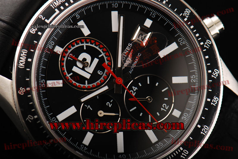 Good Longines HydroConquest L3.644.4.56.2 Automatic Steel Black Dial
