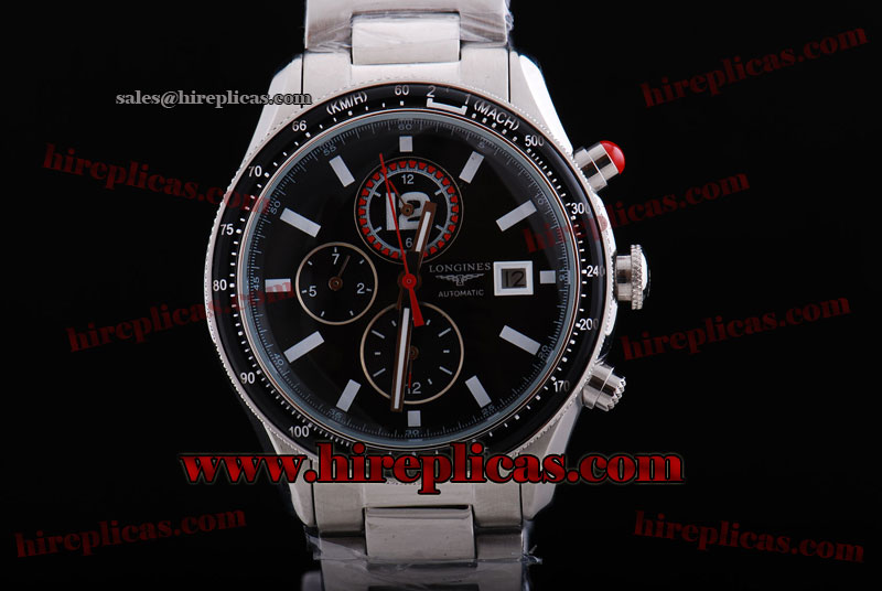 Best Price Longines HydroConquest L3.644.4.56.7 Automatic Steel Black Dial