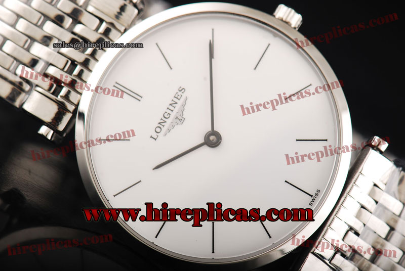 Cheapest Replica Luxury Longines La Grande Classique L4.209.4.72.6 Swiss Quartz Steel White Dial