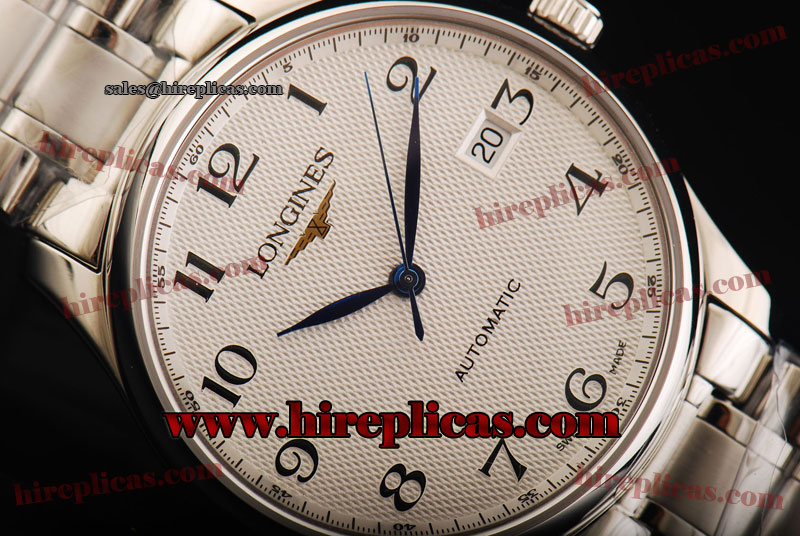 Good Longines Master L2.641.8.15.3 Swiss ETA 2892 Steel White Dial