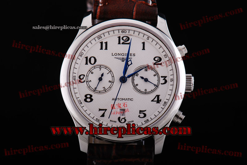 Cheapest Replica Longines Master L2.703.4.78.3 Automatic Steel White Dial