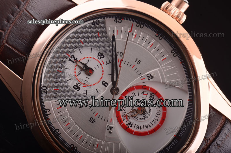 Best quality Classic Montblanc Metamorphosis 102341 Automatic Rose Gold Silver Dial