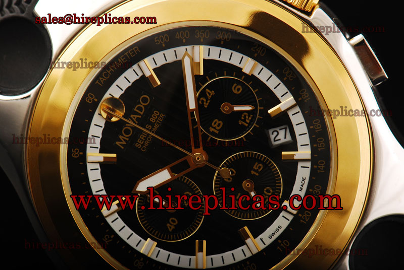 Quality cheap Movado Series 800 Chrono 260009603 Japanese Quartz Steel Black Dial