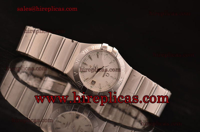 Modern Omega Constellation Chronometer 123.10.27.20.02.001 Swiss ETA 2671 Automatic Steel Silver Dial