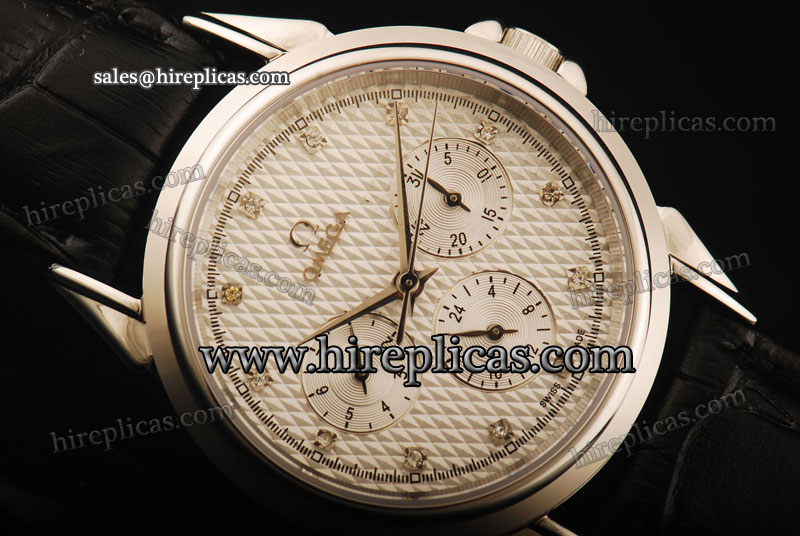Glamorous Omega De Ville 4842.25.36 Asia Automatic Steel White Dial