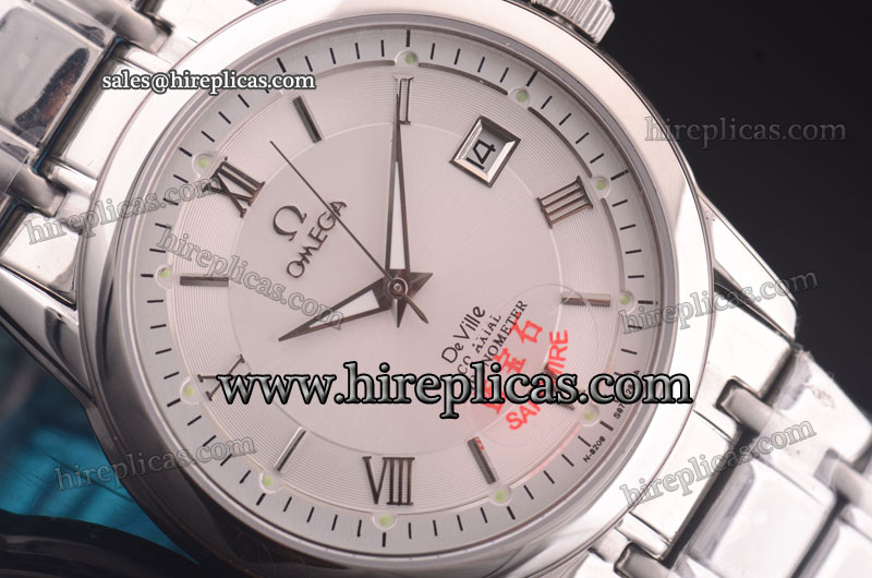 Special Top Omega De Ville 425.80.34.20.05.001 Asia Automatic Steel White Dial