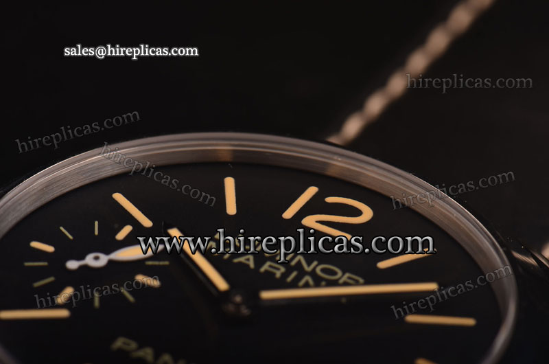 Cheapest Replica Luxury Panerai Luminor Marina PAM 00177 Swiss ETA 6497 Manual Winding Steel Black Dial
