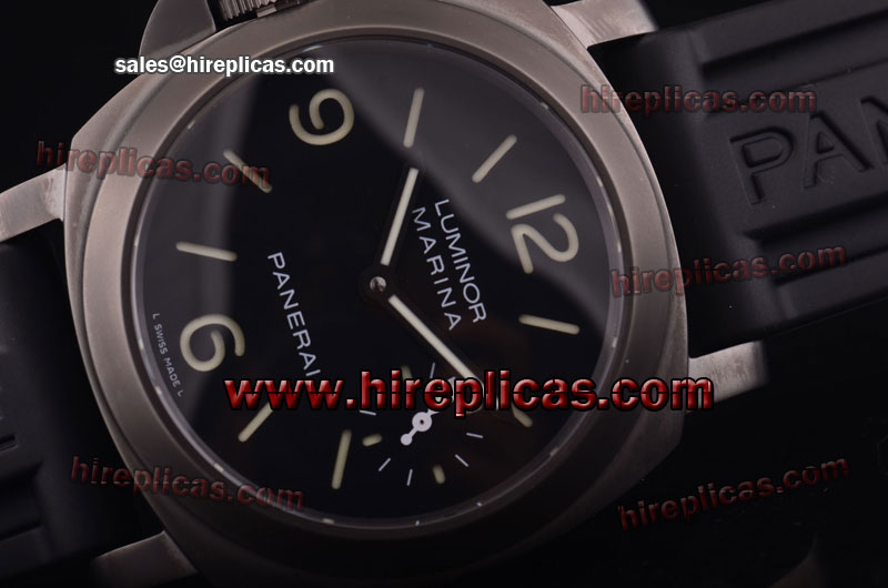 Luxury discount Sophisticated Panerai Special Edition 2008 Luminor Marina Left-Handed PAM 00026 1:1 Original Swiss ETA 6497 Manual Winding PVD Black Dial UK