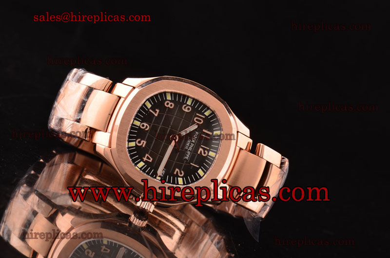 Buy Cheap Patek Philippe Aquanaut 5167R-RG Swiss ETA 2824 Automatic Rose Gold Coffee Dial