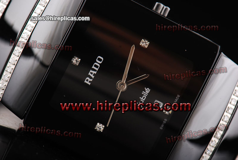 Inexpensive Classic Rado Anatom Jubile R10463719 Japanese Quartz Ceramic Black Dial
