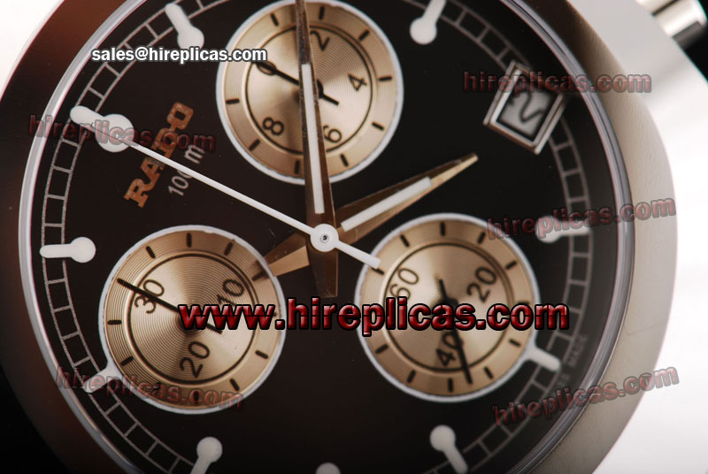 Fashion Wholesale Rado Original Chrono R12638163 Swiss Quartz Steel Black Dial