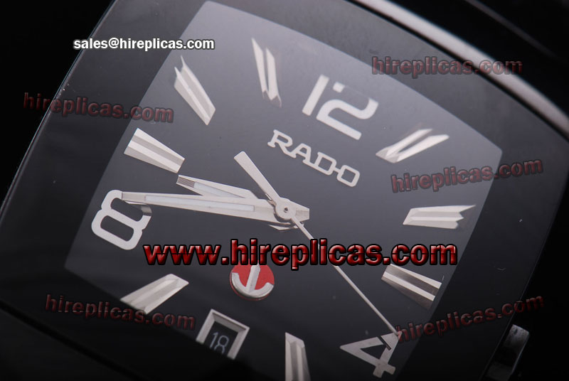 Clone Rado Sintra R13615152 Swiss ETA Automatic Black Ceramic Black Dial