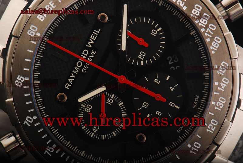 High quality Raymond Weil Nabucco Chrono 7800-SCF-05207 Swiss Valjoux 7750 Automatic Steel Black Dial