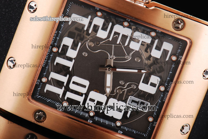 Best Price Richard Mille RM 016 RM 016 RA Asia Automatic Rose Gold Black Dial