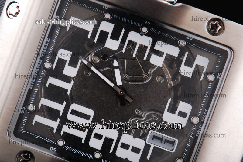 AAA Richard Mille RM 016 RM 016 SA Asia 2813 Automatic Steel Black Dial