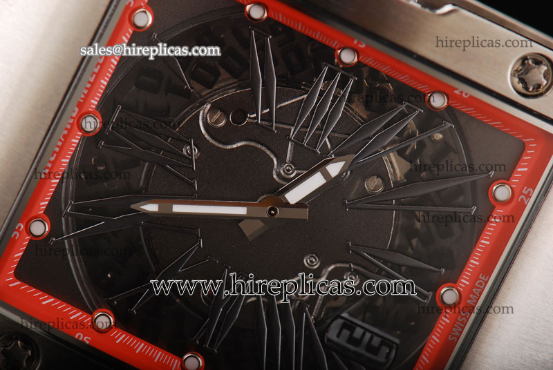 Clone Richard Mille RM 016 RM 016 SR Asia Automatic Steel Black Dial