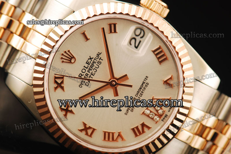 Modern Rolex Datejust 31mm 178271 wdrj Asia Automatic Two Tone White Dial