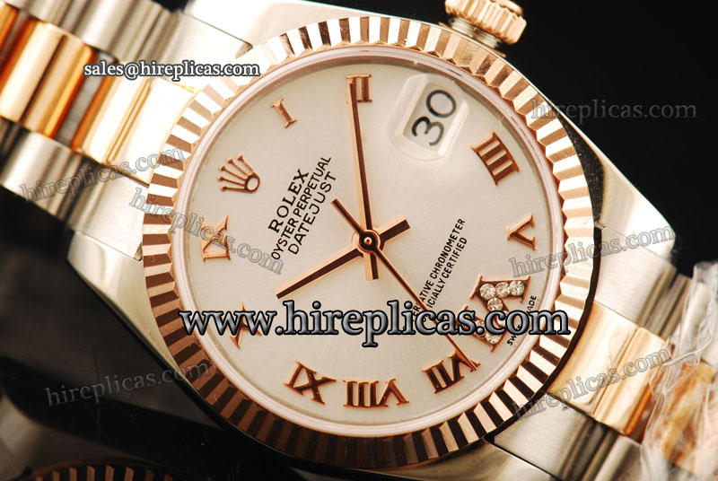 Ladies Cheap Rolex Datejust 31mm 178271 wdrp Asia Automatic Two Tone White Dial