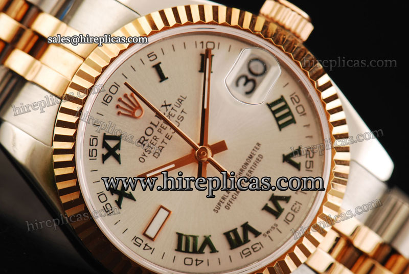 Pretty Top Rolex Datejust 31mm 178271 srj Asia Automatic Two Tone White Dial