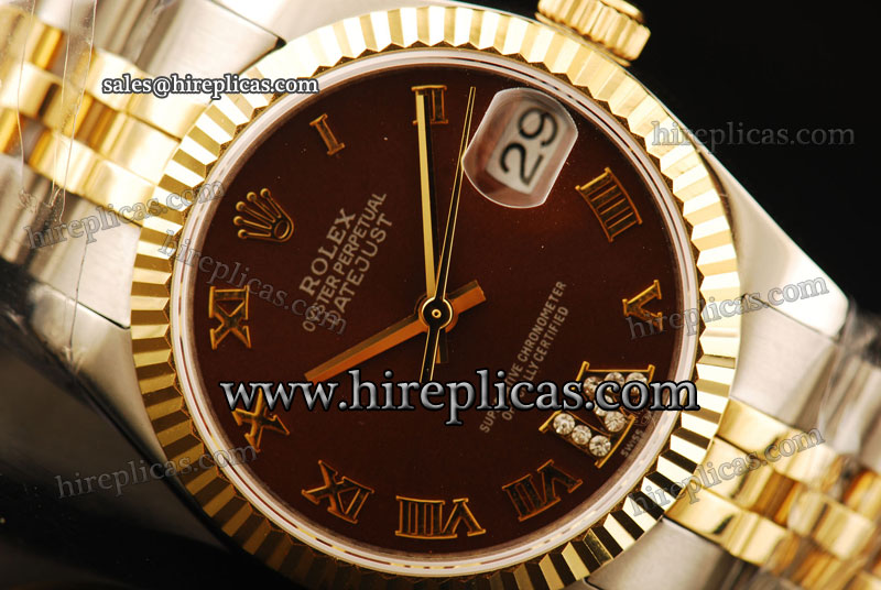 Top Quality Rolex Datejust 31mm 178273 brdrj Asia Automatic Two Tone Brown Dial