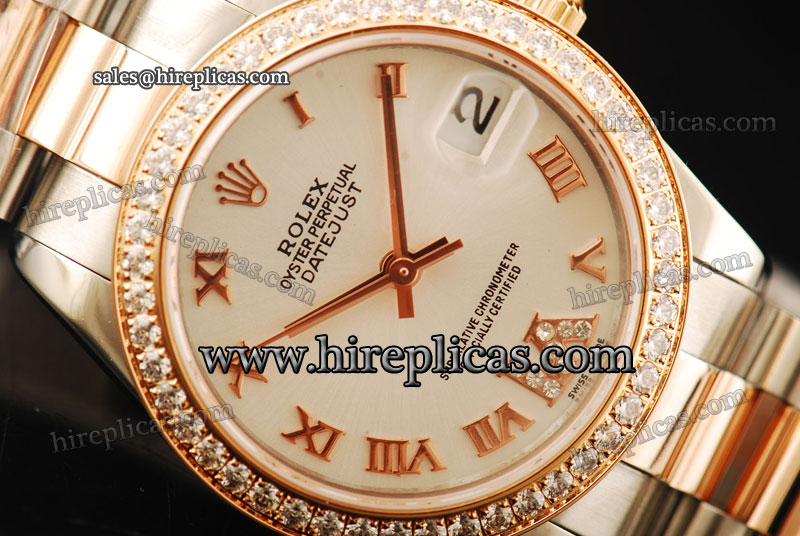 discount Fashion Rolex Datejust 31mm 178271D sdrp Asia Automatic Two Tone/Diamond White Dial