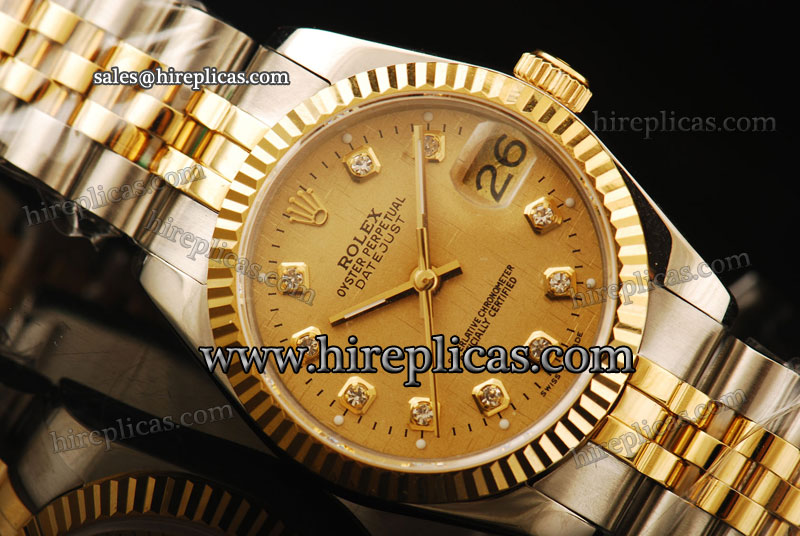 Fashion Rolex Datejust 31mm 178273 chdj Asia Automatic Two Tone Gold Dial