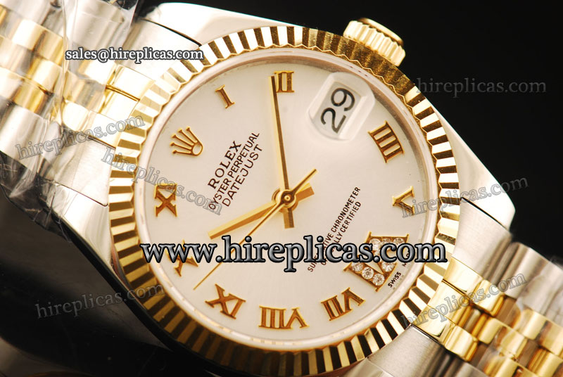 Stylish Rolex Datejust 31mm 178273 wdrj Asia Automatic Two Tone White Dial