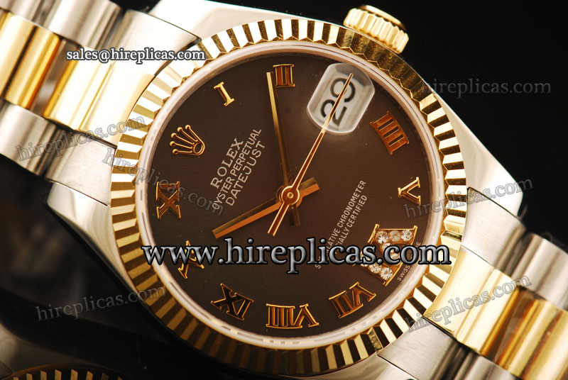 Exquisite Rolex Datejust 31mm 178273 gdrp Asia Automatic Two Tone Grey Dial