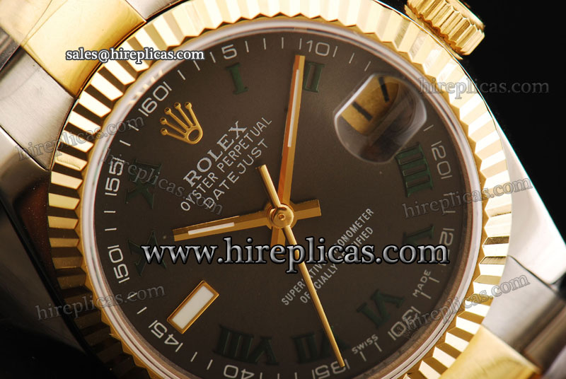 Ladies Cheap Rolex Datejust 31mm 178273 bkro Asia Automatic Two Tone Grey Dial