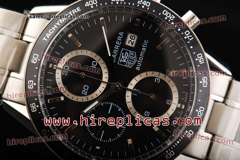 Classic Fake Special Tag Heuer Carrera Calibre 16 Chrono CV2010.BA0794 Swiss Valjoux 7750 Automatic Steel Black Dial UK