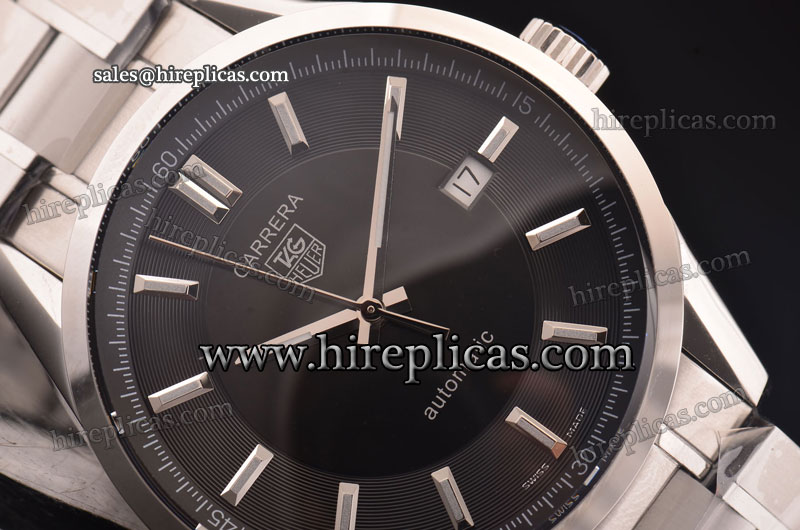 Clone Modern Tag Heuer Carrera Calibre 5 WV211B.BA0787 Asia 2892 Automatic Steel Black Dial