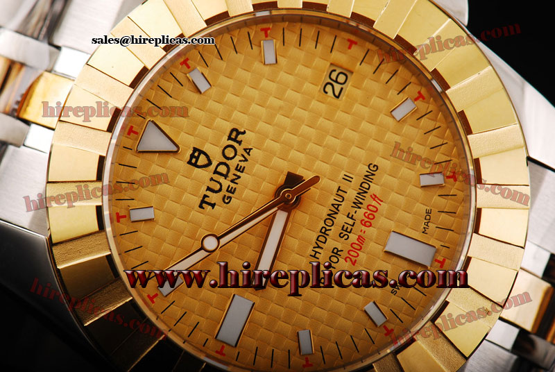 Good Tudor Hydronaut II 79282P Swiss ETA 2824 Automatic Two Tone Gold Dial Good Tudor Hydronaut II 79282P Swiss ETA 2824 Automatic Two Tone Gold Dial