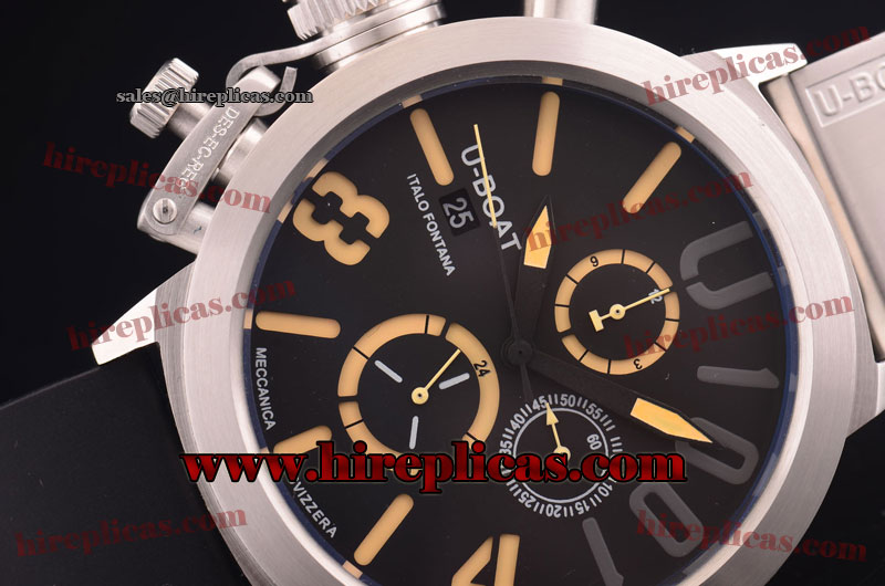 Best Luxury U-Boat Limited Edition Classico U-1001 2098 Automatic Steel Black Dial