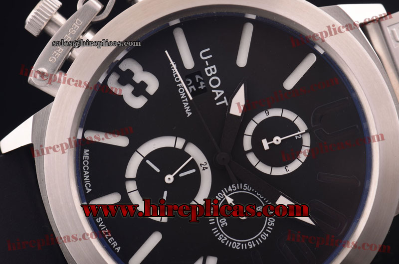 AAA U-Boat Limited Edition Classico U-1001 6449 Automatic Steel Black Dial