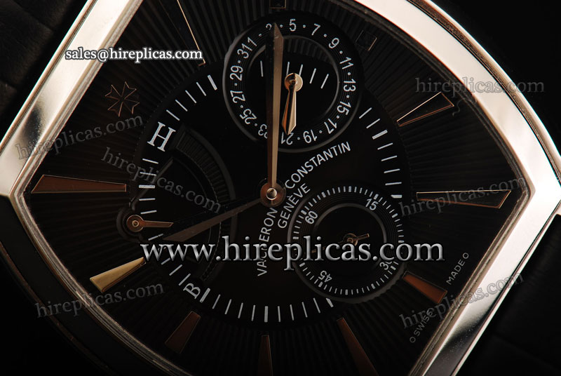 Charming Vacheron Constantin Malte 80172/000R-9325 Asia Automatic Steel Black Dial