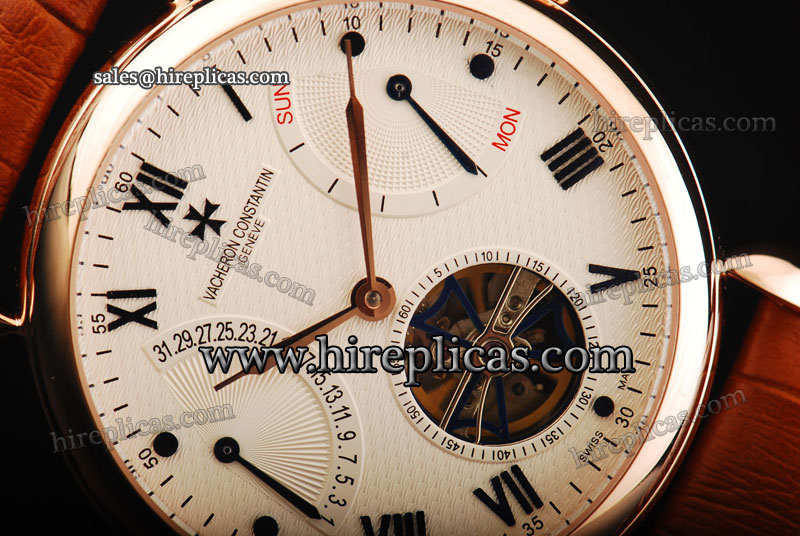AAA Vacheron Constantin Malte 80172/000R-9327 Asia Automatic Rose Gold White Dial