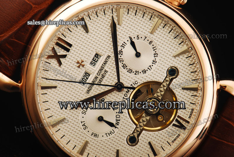 Glamorous Vacheron Constantin Malte 80172/000R-9329 Asia Automatic Rose Gold White Dial
