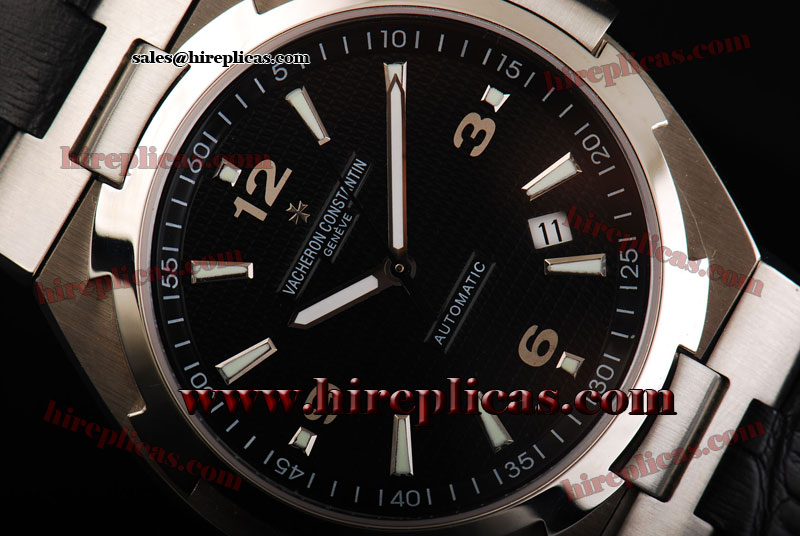 Charming Vacheron Constantin Overseas 47040/000W-9500 Swiss ETA 2836 Automatic Steel Black Dial