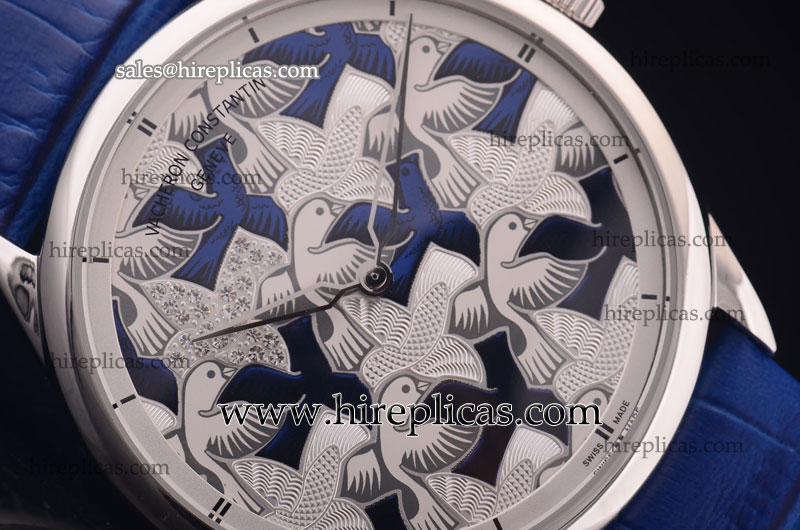 Quality cheap Classic Vacheron Constantin Metiers dArt 88172/000P-9495 Swiss Quartz Steel Flying Pigeon Dial